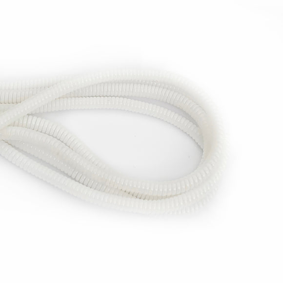 white cable twist for cochlear implants and hearing aids