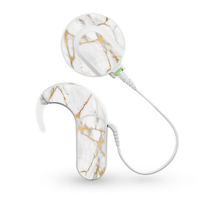 Gold Marble skin for Med-El Sonnet and Sonnet 2 Cochlear Implants