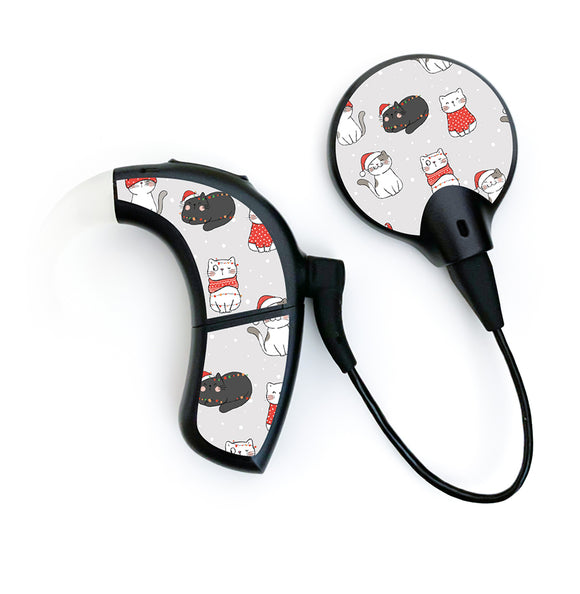 Merry Catmas skin for Advanced Bionics Naida and Marvel