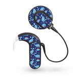 Blue Dinosaurs skin for Med-El Sonnet 3 Cochlear Implants