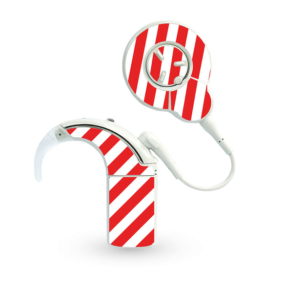 Candy Canes skins for Cochlear Nucleus 8 (N8)