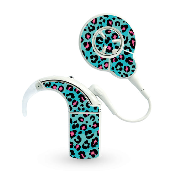 Funky Leopard Print skins for Cochlear Nucleus 8 (N8)