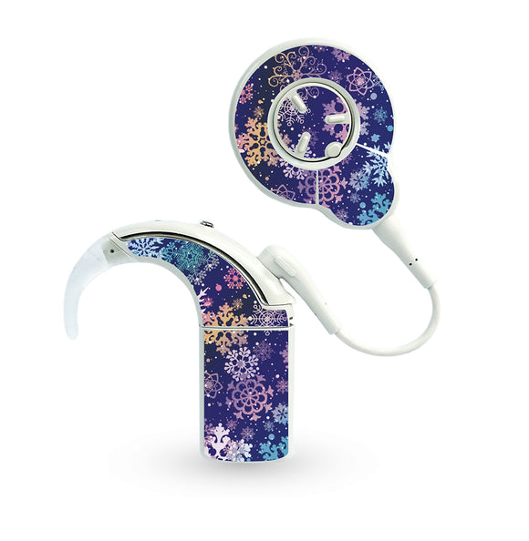 Neon Christmas skins for Cochlear Nucleus 8 (N8) and Cochlear Nucleus 7 (N7)