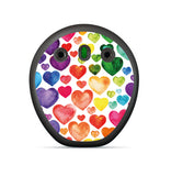 Rainbow Hearts skin for Nucleus Kanso 3 sound processors