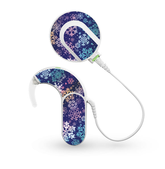 Neon Christmas skin for Med-El Sonnet and Sonnet 2 Cochlear Implants