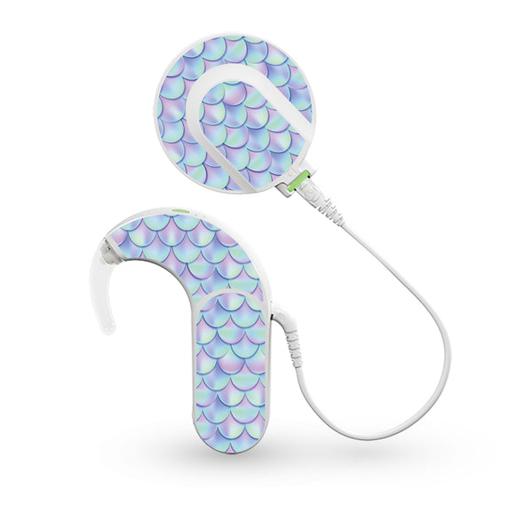 Mermaid Scales skin for Med-El Sonnet and Sonnet 2 Cochlear Implants