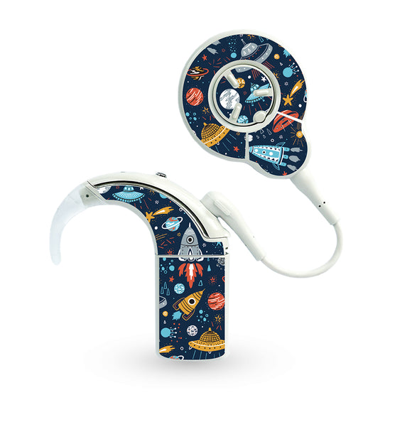 Space Rockets skins for Cochlear Nucleus 8 (N8)