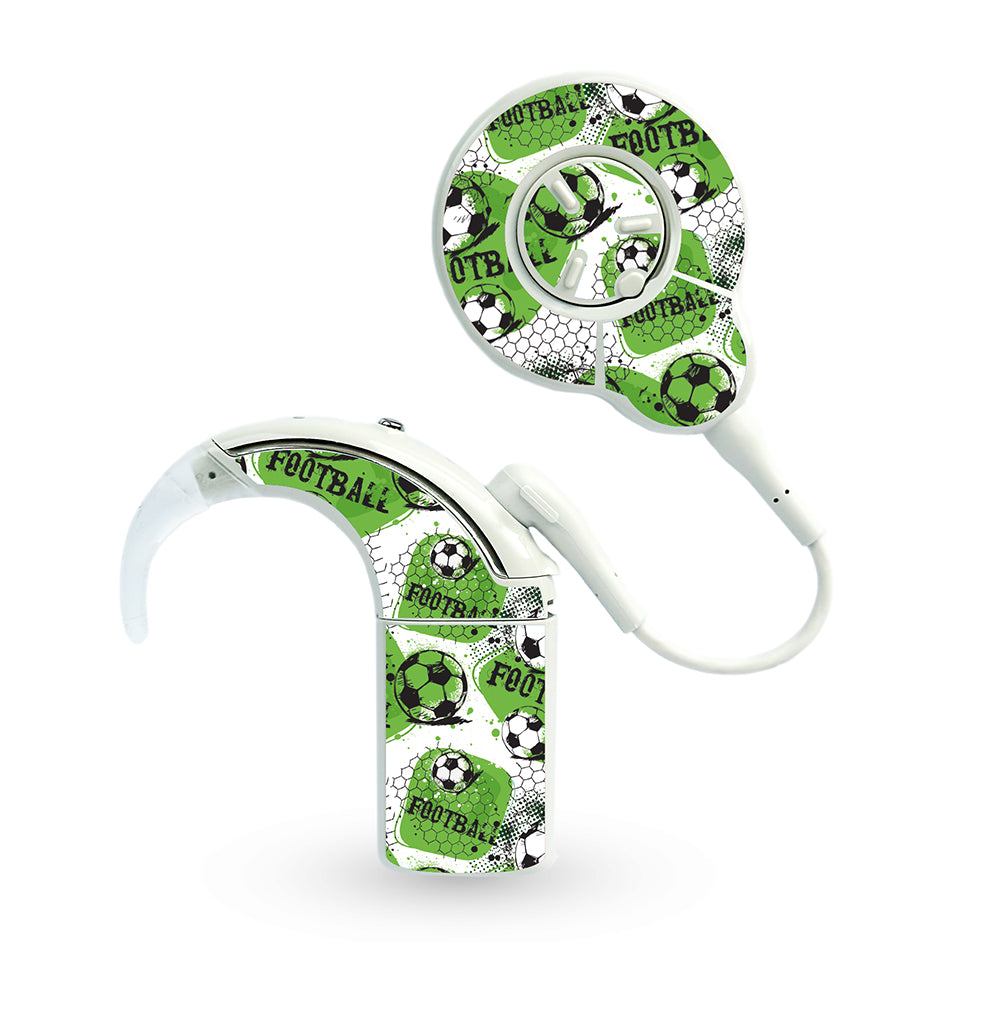 Urban Football stickers for Cochlear Implants Hearoes