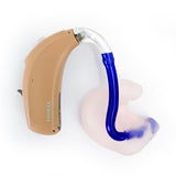 Blue coloured hearing aid tube