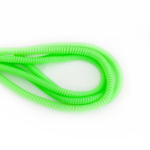 light green cable twist for cochlear implants and hearing aids