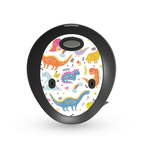 Colourful Dinosaurs skin for Cochlear Osia 2 sound processors