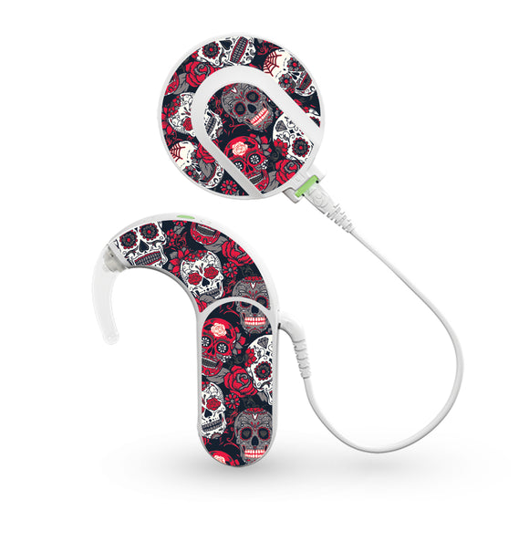 Day of the Dead skin for Med-El Sonnet and Sonnet 2 Cochlear Implants