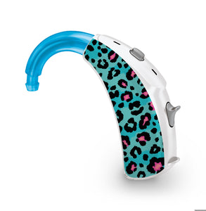Funky Leopard Print skin for Hearing Aid