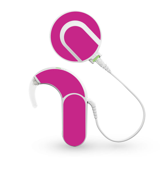 Hot Pink skin for Med-El Sonnet and Sonnet 2 Cochlear Implants