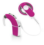 Hot Pink skin for Cochlear Implant, Advanced Bionics