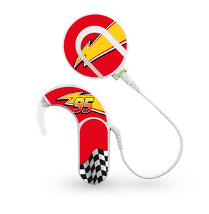 Lightning Racer skin for Med-El Sonnet and Sonnet 2 Cochlear Implants