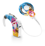 Little Sharkey Pink skin for Cochlear Implant, Advanced Bionics
