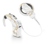 Gold Marble skin for Cochlear Implant, Advanced Bionics