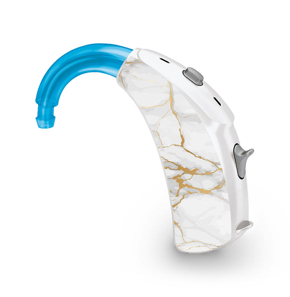 Gold Marble skin for Hearing Aid