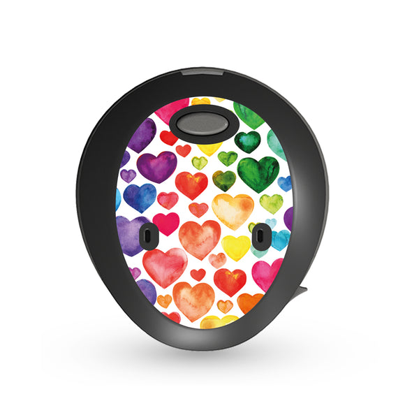 Rainbow Hearts skin for Cochlear Osia 2 sound processors