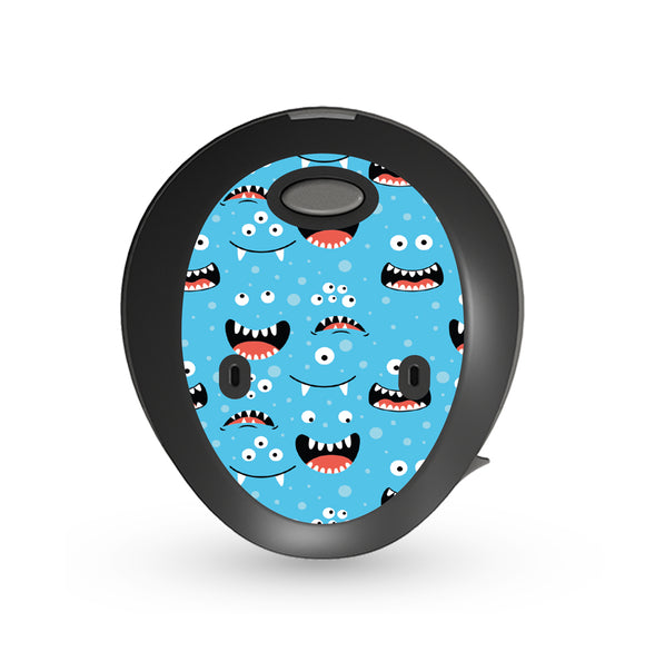 Silly Monster Faces skin for Cochlear Osia 2 sound processors