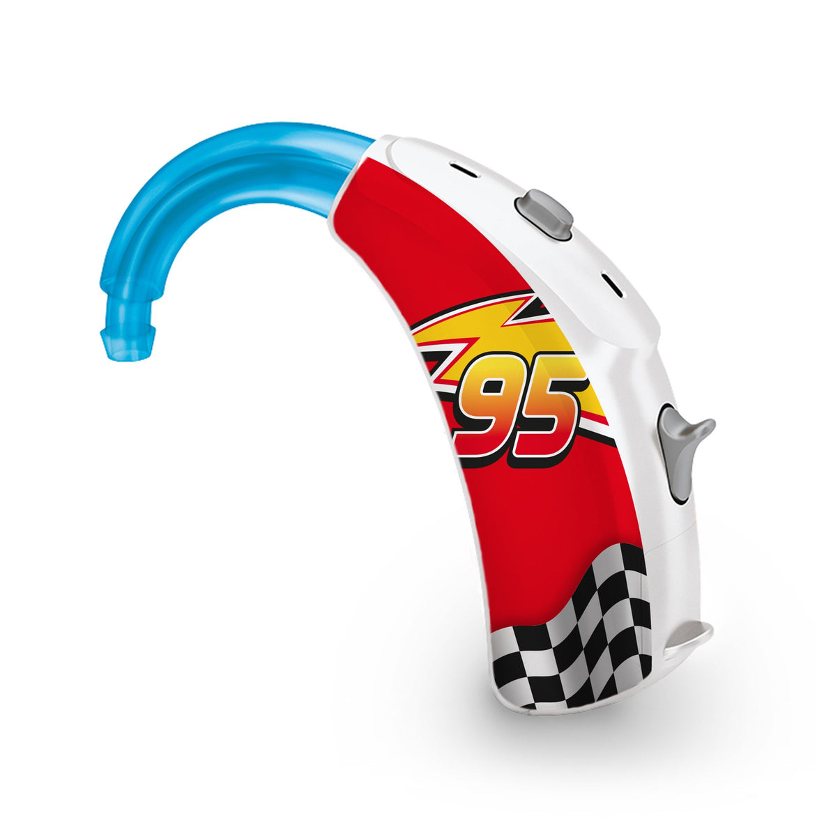 Lightning Racer stickers for Hearing Aids Hearoes