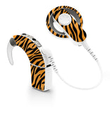 Tiger Print skin for Cochlear Implant, Advanced Bionics
