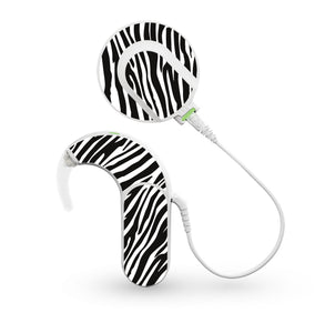 Zebra Print skin for Med-El Sonnet and Sonnet 2 Cochlear Implants